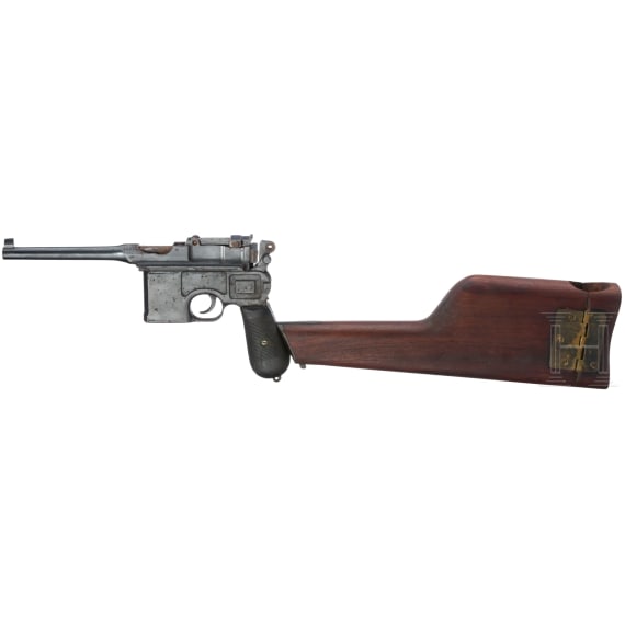 Mauser C 96/16, mit Anschlagkasten