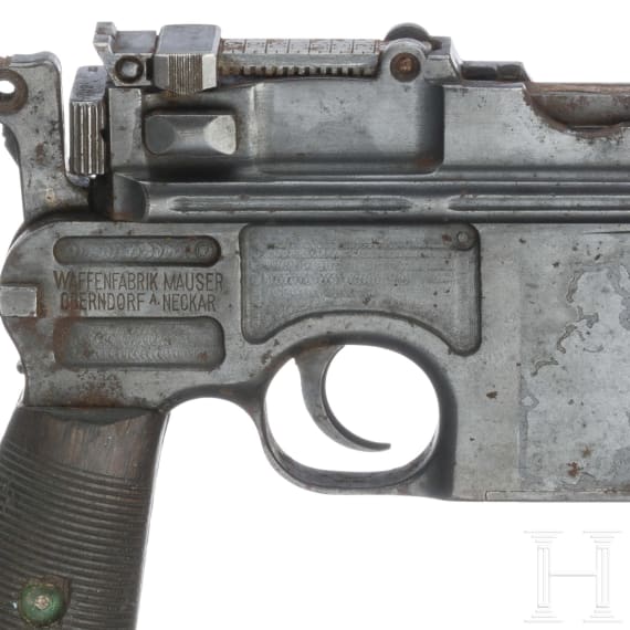 Mauser C 96/16, mit Anschlagkasten