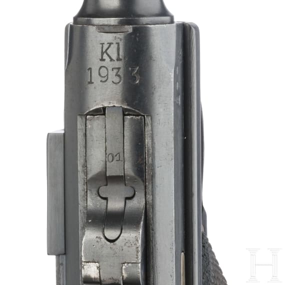 Pistole 08, Erfurt, Code "K L. 1933"