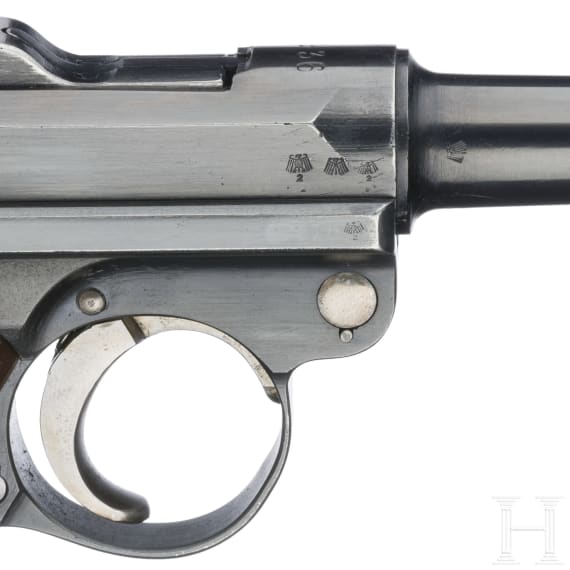 Pistole 08, Krieghoff, 1936, mit Luftwaffen-Koffertasche