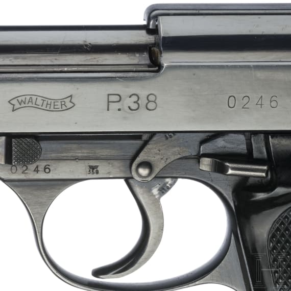Walther Mod. P 38, "Nullserie", 1. Variante, Truppenversuch