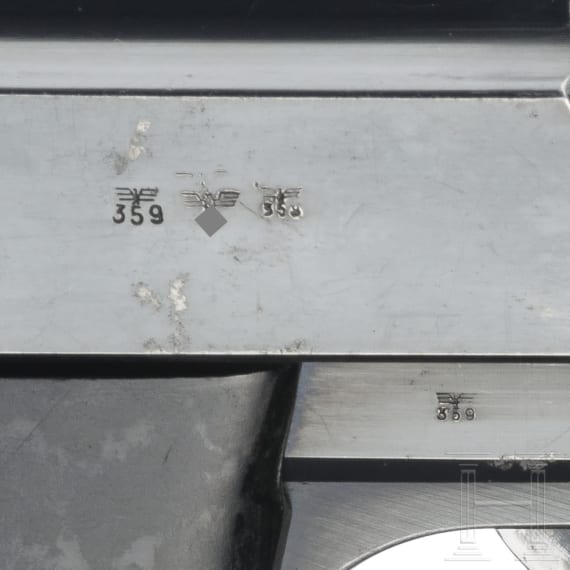 Walther Mod. P 38, "Nullserie", 1. Variante, Truppenversuch