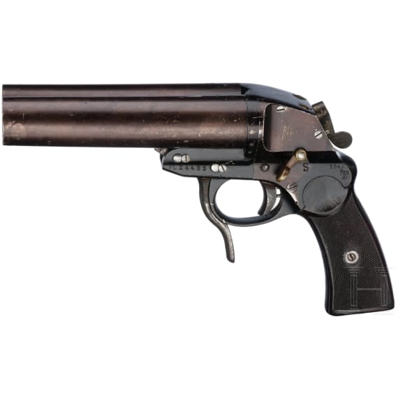 Doppell&auml;ufige Fliegerleuchtpistole Mod. L, Code "fzs - 1942"