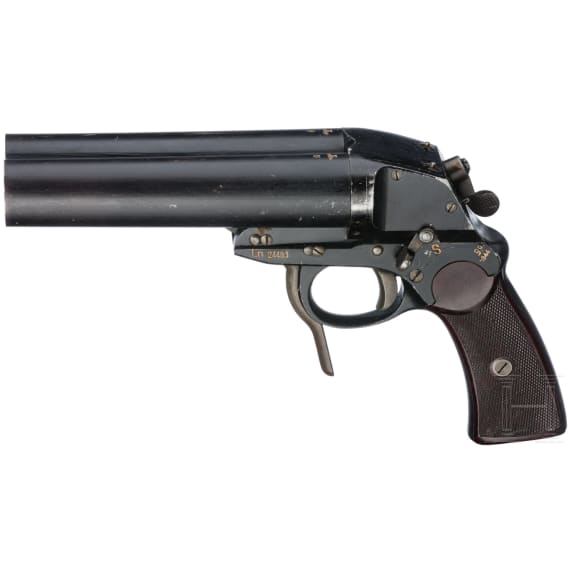 Doppell&auml;ufige Fliegerleuchtpistole Mod. L, Code "gpt - 1944"