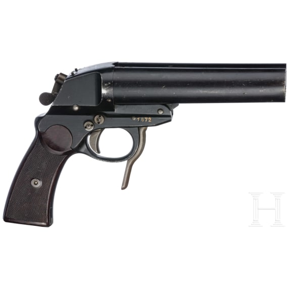 Doppell&auml;ufige Fliegerleuchtpistole Mod. L, Code "gpt - 1944"