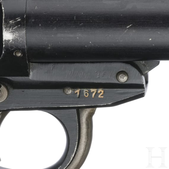 Doppell&auml;ufige Fliegerleuchtpistole Mod. L, Code "gpt - 1944"