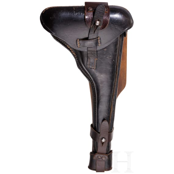 Tasche und Anschlagbrett f&uuml;r lange Pistole 08