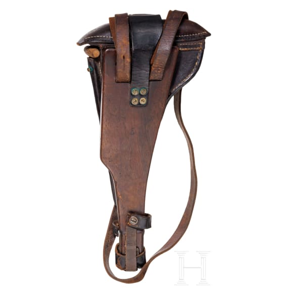 Originale Tasche mit Anschlagbrett zur langen Pistole 08