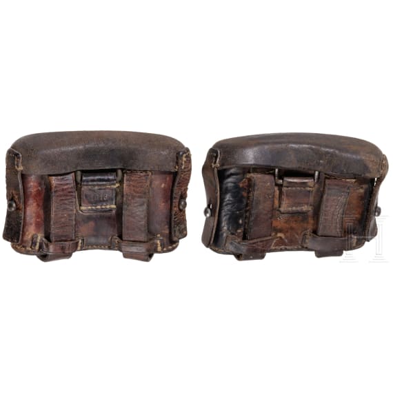 Zwei Patronentaschen M87/88 Artillerie