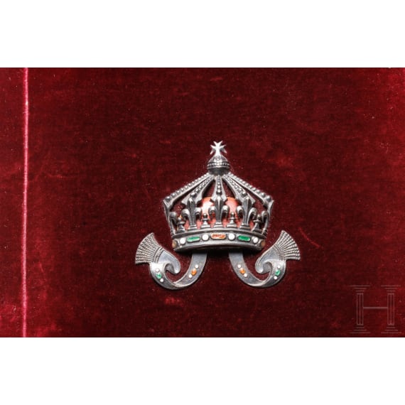 Order of St. Alexander - a 1st class case with diamonds