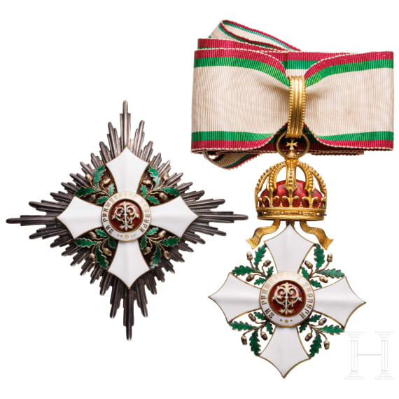 Civil Merit Order, 2nd Class, 1st pattern, 1st type, 1891 - 1895