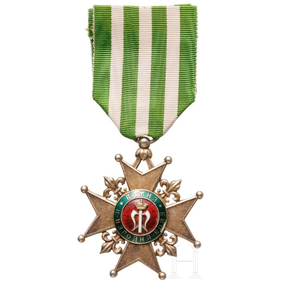 Erinnerungskreuz "F&uuml;r die Erw&auml;hlung des F&uuml;rsten Ferdinand I. 1887"