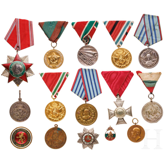 15 Auszeichnungen, Bulgarien, 1910 - 1980