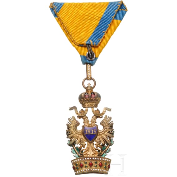 Orden der Eisernen Krone 3. Klasse mit Kriegsdekoration