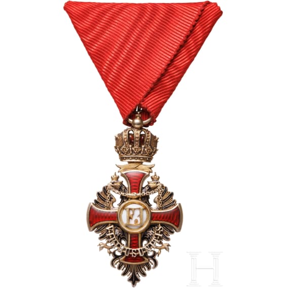 Franz-Joseph-Orden - Ritterkreuz mit Widmung
