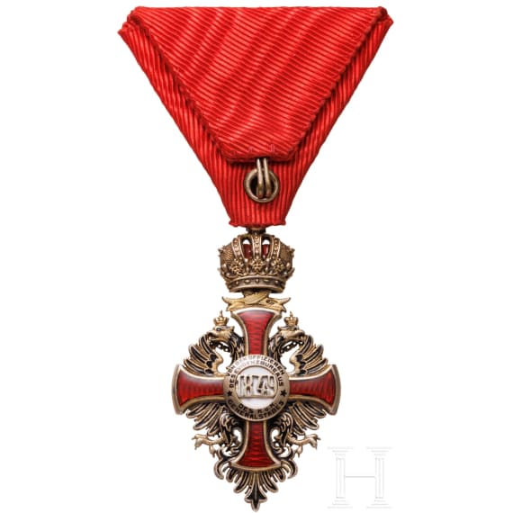 Franz-Joseph-Orden - Ritterkreuz mit Widmung