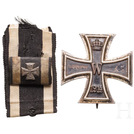 Eisernes Kreuz 1914 1. Klasse sowie Band und Spange