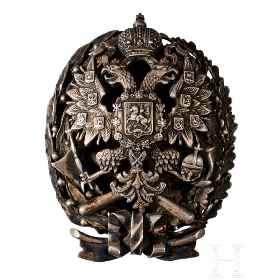 Abzeichen f&uuml;r Absolventen des Instituts f&uuml;r Eisenbahningenieure des Kaisers Alexander I., Russland, um 1910