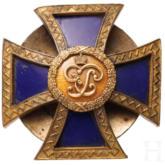 Abzeichen des 4. Mariupol-Husarenregiments, Russland, um 1910