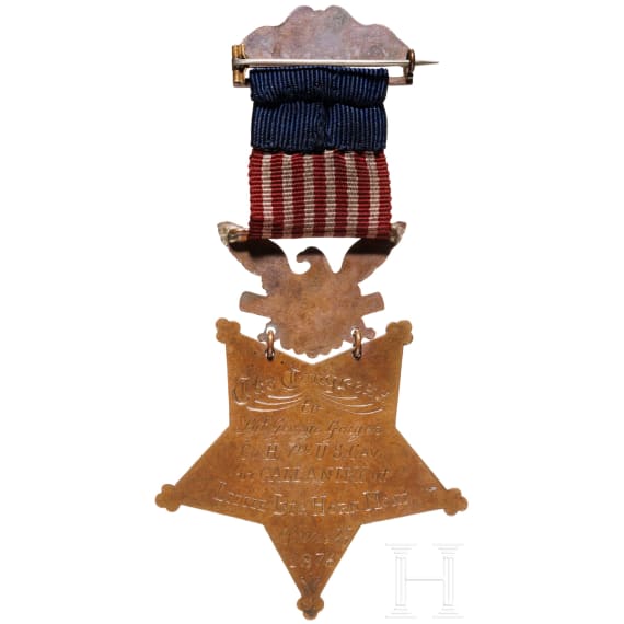 Sergeant George Geiger (circa 1843 - 1904) &ndash; a Congressional Medal of Honor for his action at the Battle of the Little Big Horn on 25 June 1876