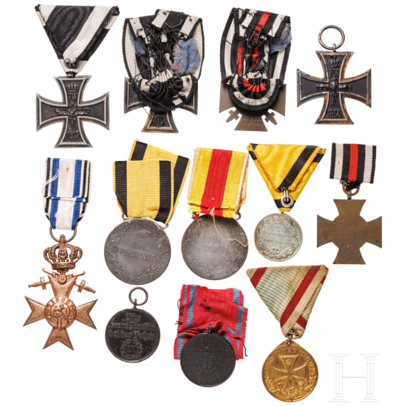 Twelve German decorations, 1st third of the 20th century