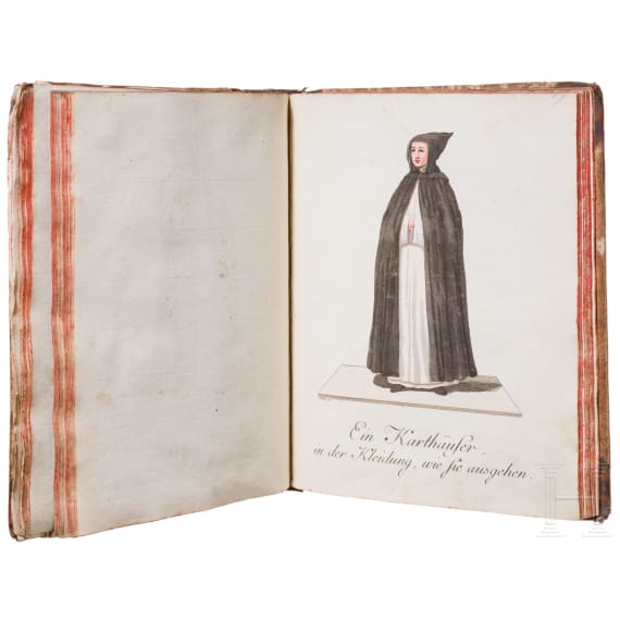 Christian Friedrich Schwan (1733 - 1815), "Abbildungen der vorz&uuml;glichsten Geistlichen-Orden in ihren gew&ouml;hnlichsten Ordenskleidungen", 2 volumes, Mannheim, 1791