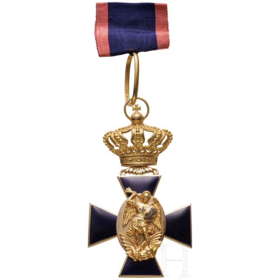 From the estate of a noble Bavarian family &ndash; a cased Cross 2nd Class of the Merit Order of St. Michael