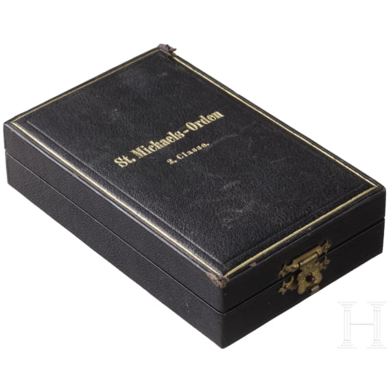 From the estate of a noble Bavarian family &ndash; a cased Cross 2nd Class of the Merit Order of St. Michael