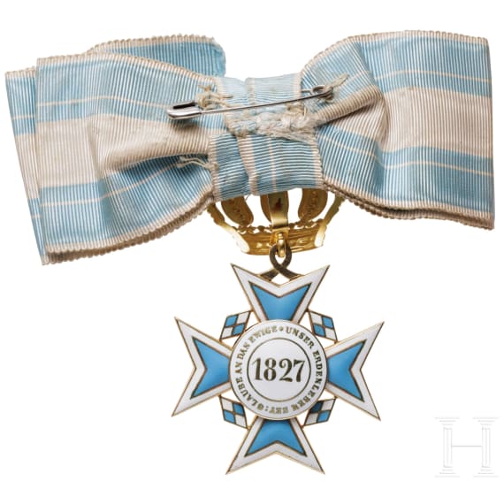Royal Order of St. Theresa - a cased Cross of the Order, from Bavarian aristocratic property