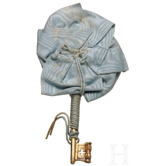 From Bavarian aristocratic property - A royal Prussian chamberlain's key