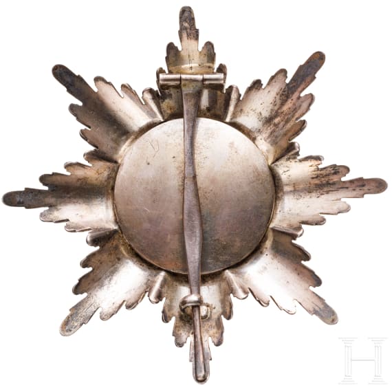 From Bavarian aristocratic property - a breast star to the 1st class of the russian Order of St. Stanislaus, late 19th century