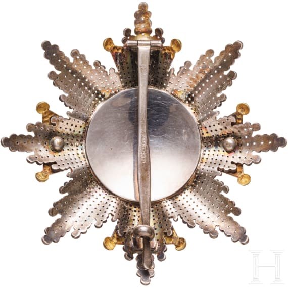 House Knight's Order of St. Hubertus - a breast star made by Rothe in Vienna, post-war