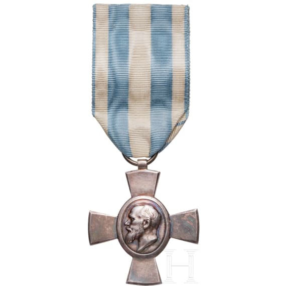 King Ludwig III - a commemorative cross for the members of both chambers, 1918