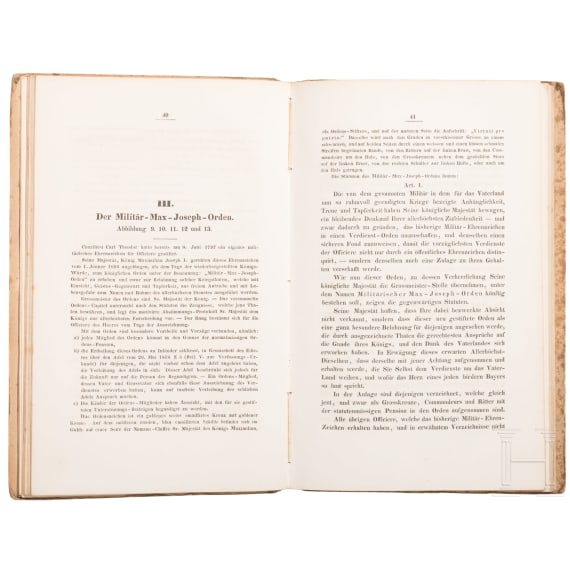 "Die Ritterorden des K&ouml;nigreiches Bayern" by Ludwig von Coulon, Munich, 1838