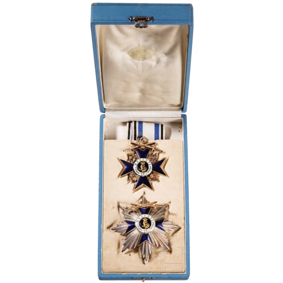 General der Infanterie Maximilian von Montgelas (1860 - 1938) &ndash; a cased 2nd Class Royal Bavarian Order of Military Merit with Star and Swords