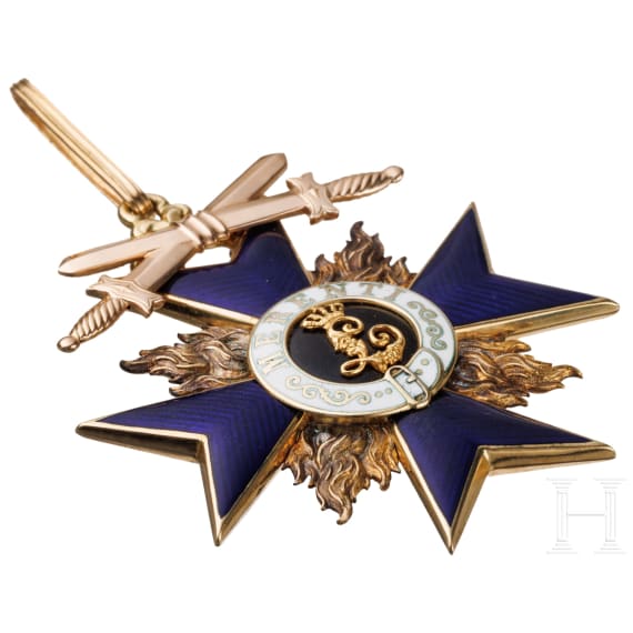 General der Infanterie Maximilian von Montgelas (1860 - 1938) &ndash; a cased 2nd Class Royal Bavarian Order of Military Merit with Star and Swords