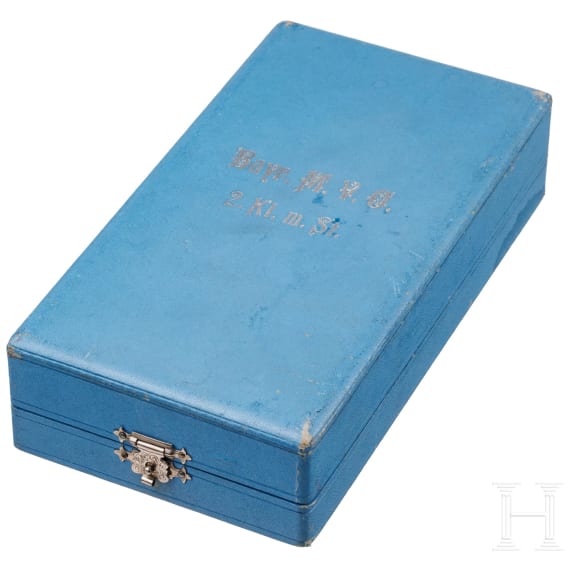 General der Infanterie Maximilian von Montgelas (1860 - 1938) &ndash; a cased 2nd Class Royal Bavarian Order of Military Merit with Star and Swords