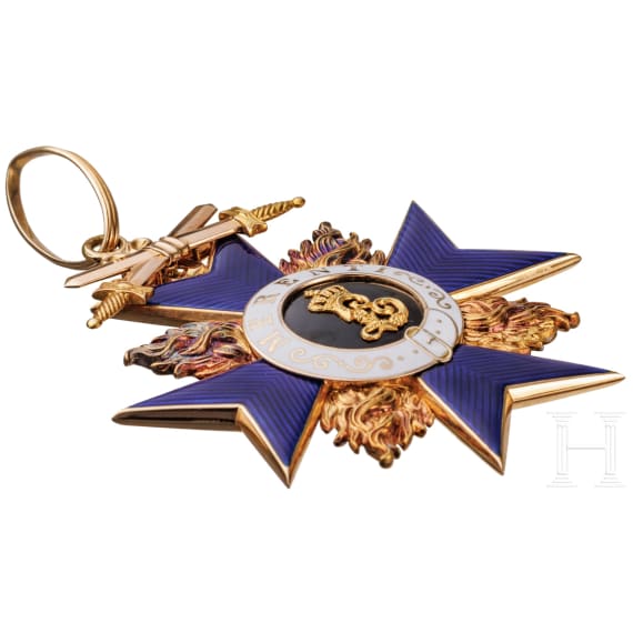 General der Infanterie Maximilian von Montgelas (1860 - 1938) &ndash; a cased 1st Class set of the Royal Bavarian Order of Military Merit with Swords
