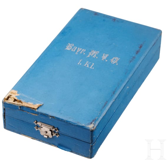 General der Infanterie Maximilian von Montgelas (1860 - 1938) &ndash; a cased 1st Class set of the Royal Bavarian Order of Military Merit with Swords