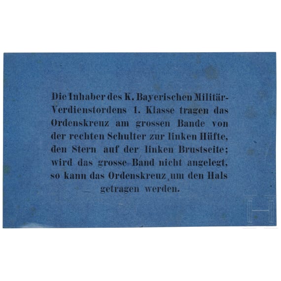 General der Infanterie Maximilian von Montgelas (1860 - 1938) &ndash; a cased 1st Class set of the Royal Bavarian Order of Military Merit with Swords