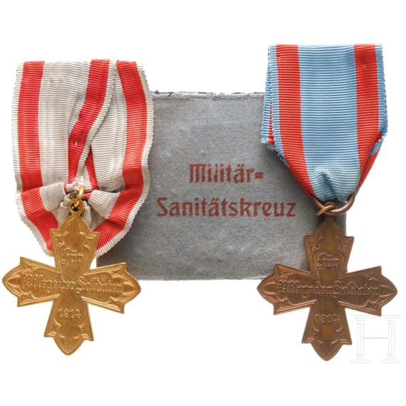Grand Duchy of Hesse - two Military Medical Crosses 1914