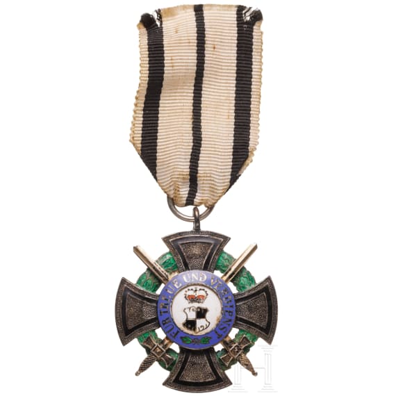 House Order of Hohenzollern - a cross 3rd class with swords