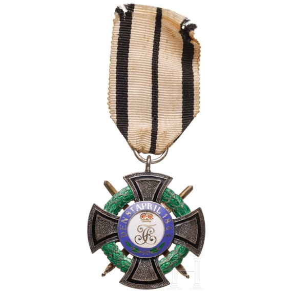 House Order of Hohenzollern - a cross 3rd class with swords