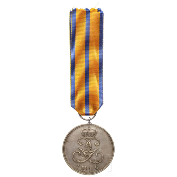 Schwarzburg-Rudolstadt - A silver medal for service in war 1914