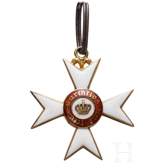 Order of the W&uuml;rttemberg Crown - a cased Knight's Cross