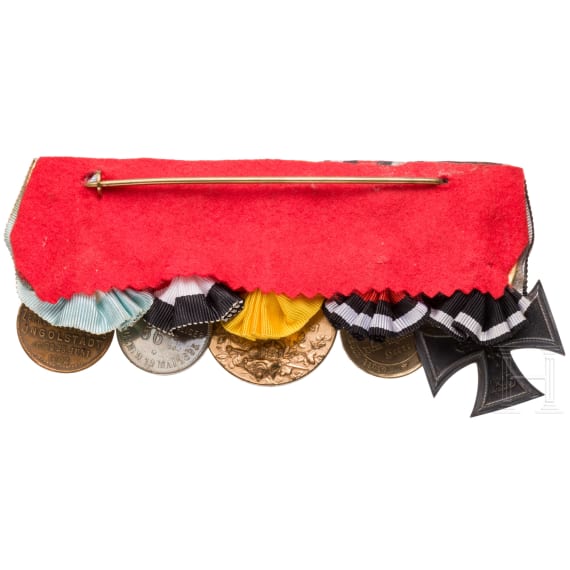 A five-piece medal bar