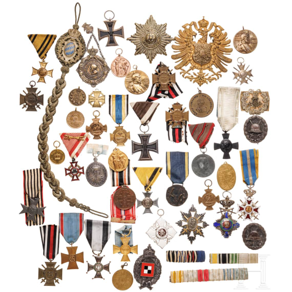 Approx. 40 German and international orders and decorations, 19th/20th century