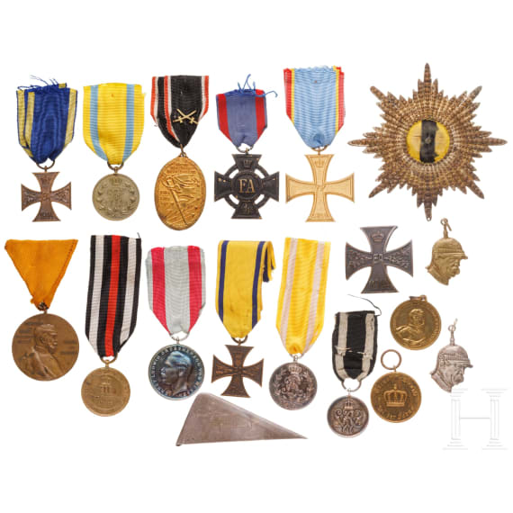 A small collection of 15 German awards