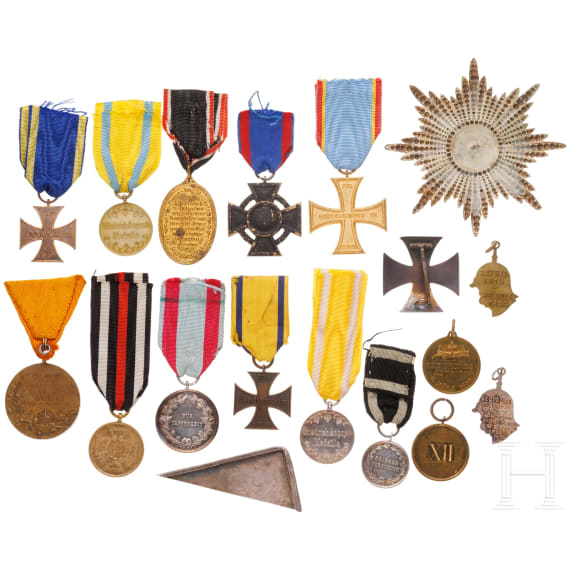 A small collection of 15 German awards