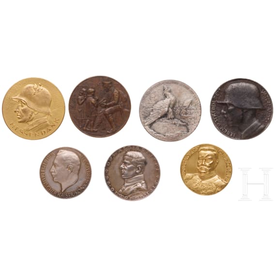 Seven German medals, World War I
